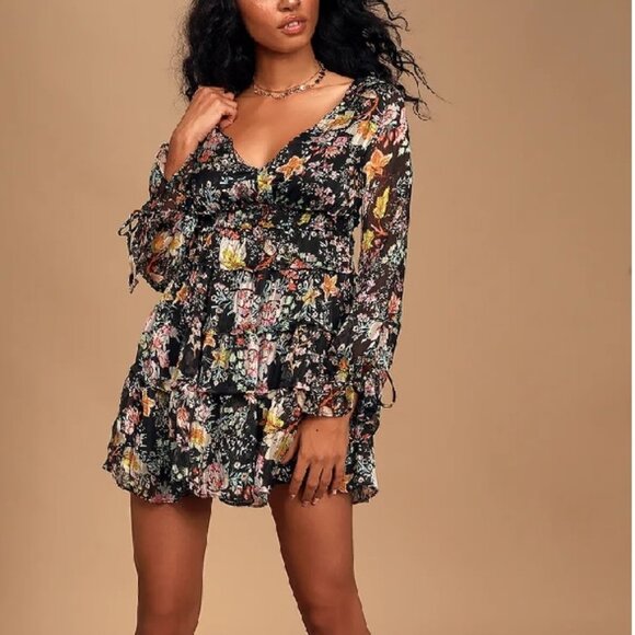 Free People Closer to the Heart Floral Mini Dress - Picture 5 of 11